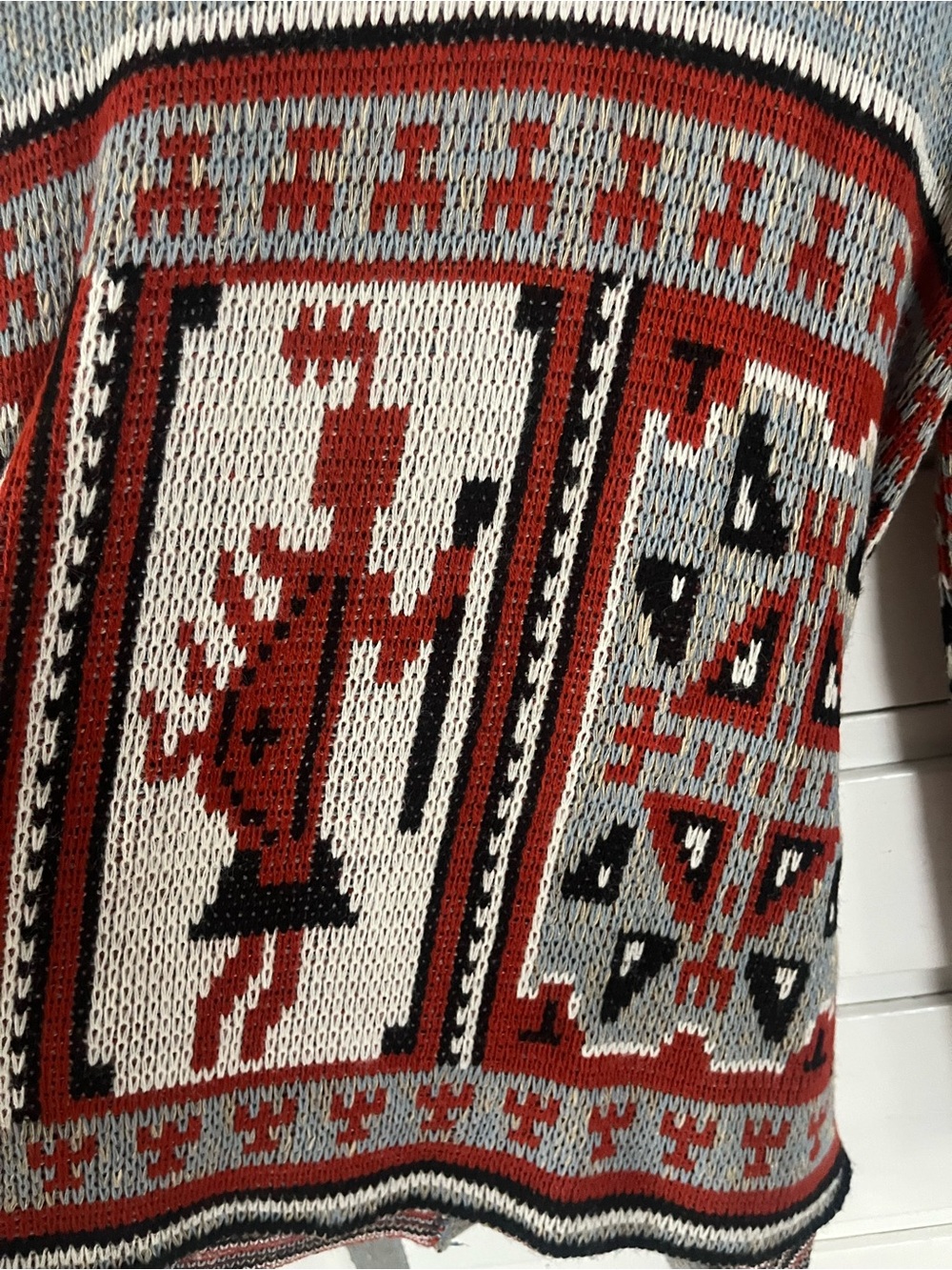 Vintage Montgomery Ward Wrap Sweater Medium - Picture 4 of 6